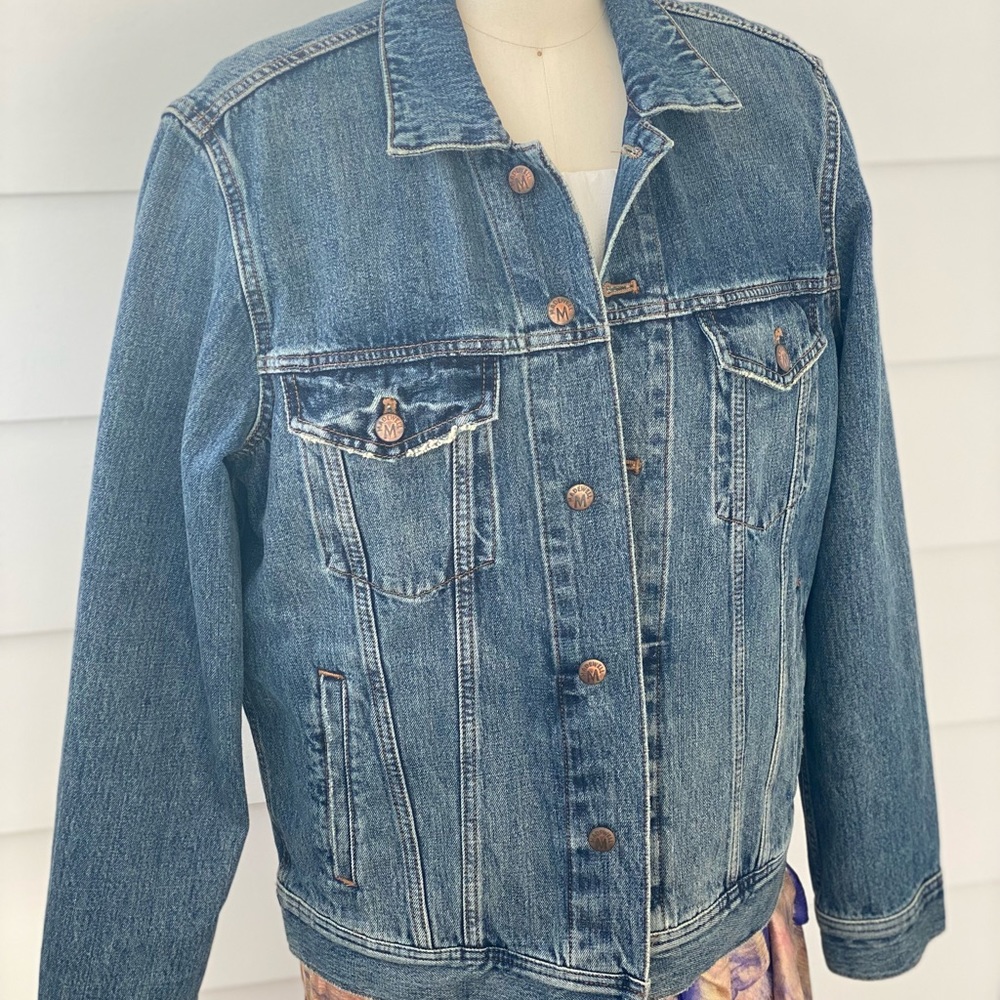 Classic American Style Denim Jean Chore Jacket Unisex